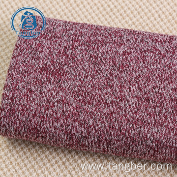 warm fleece 100% polyester sweater knit fabric